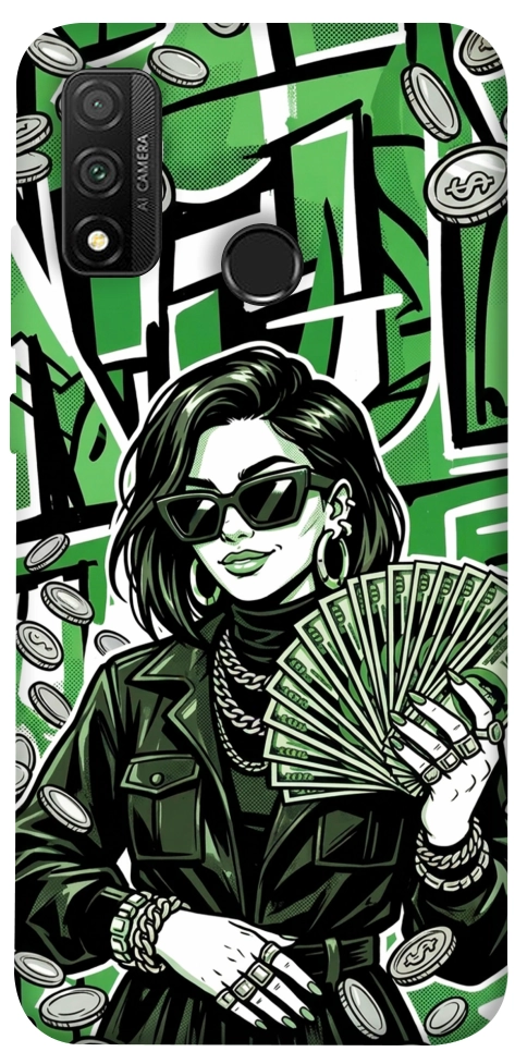 Чехол Money woman green для Huawei P Smart (2020)