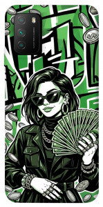 Чехол Money woman green для Xiaomi Poco M3