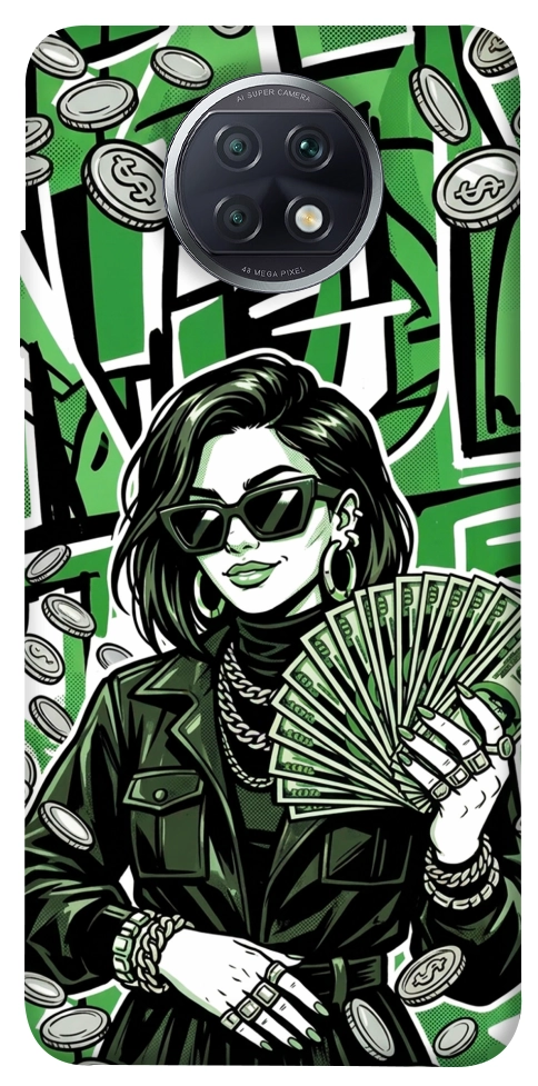Чохол Money woman green для Xiaomi Redmi Note 9T