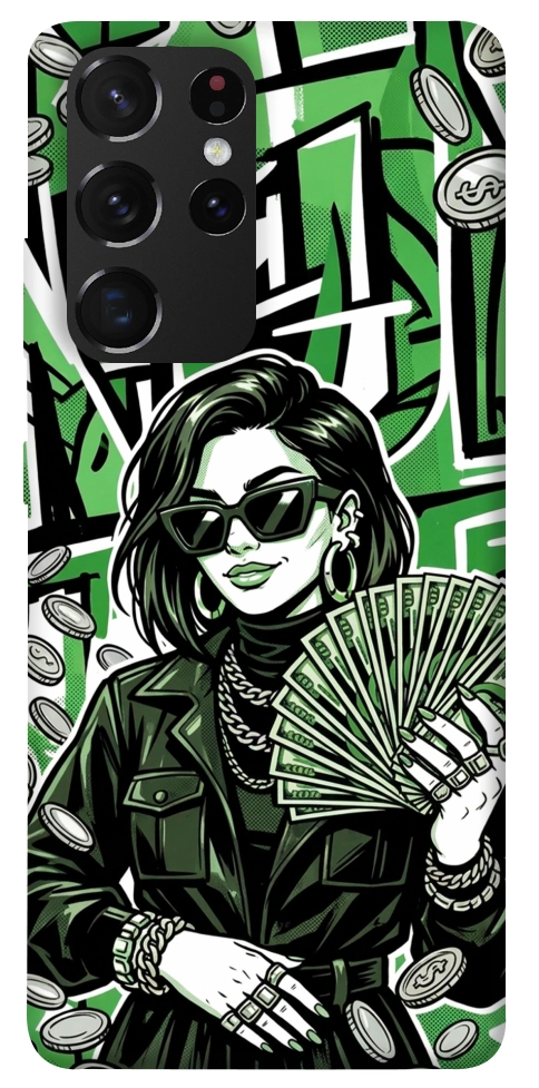 Чехол Money woman green для Galaxy S21 Ultra