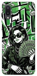 Чехол Money woman green для Galaxy A02