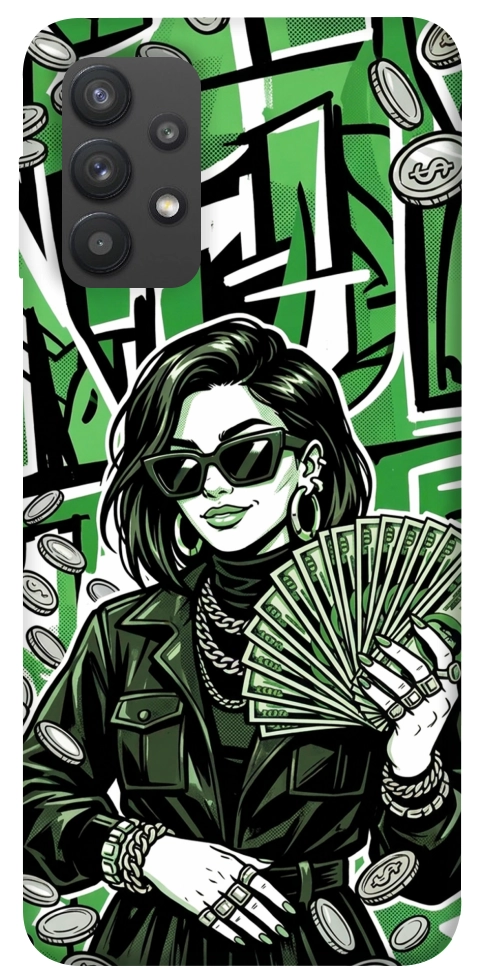 Чохол Money woman green для Galaxy A32 4G