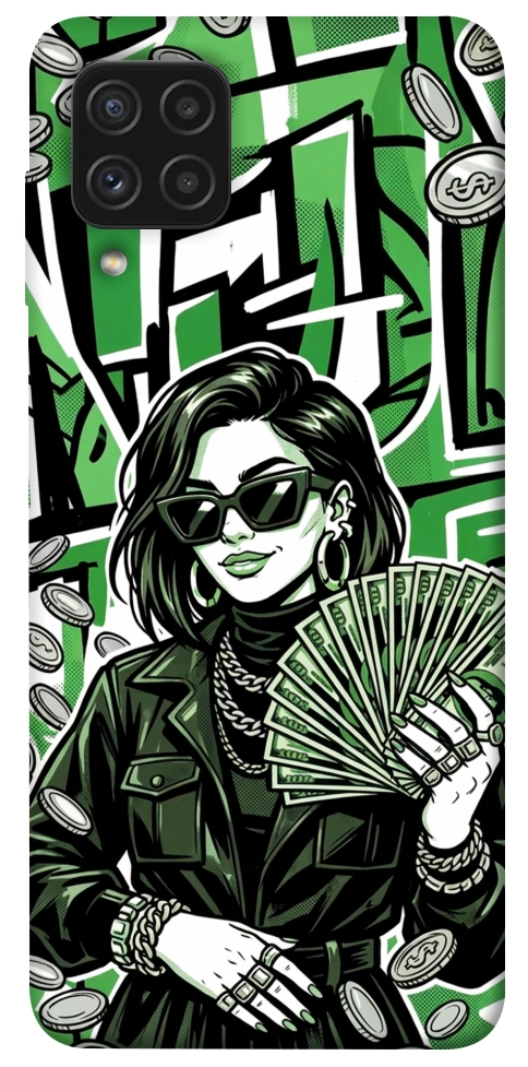 Чехол Money woman green для Galaxy A22 4G