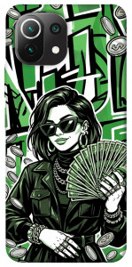 Чехол Money woman green для Xiaomi Mi 11 Lite