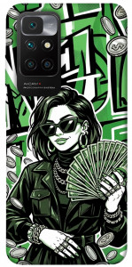 Чехол Money woman green для Xiaomi Redmi 10