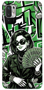 Чехол Money woman green для Xiaomi Redmi Note 10 5G