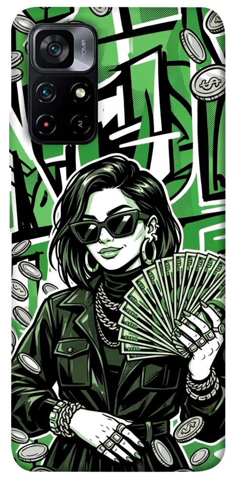 Чехол Money woman green для Xiaomi Poco M4 Pro 5G