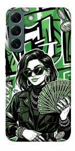 Чехол Money woman green для Galaxy S22