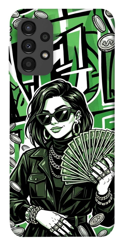 Чехол Money woman green для Galaxy A13 4G