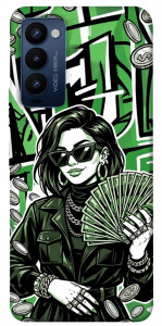 Чехол Money woman green для TECNO Camon 18
