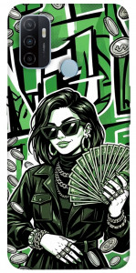 Чохол Money woman green для Oppo A33 (2020)