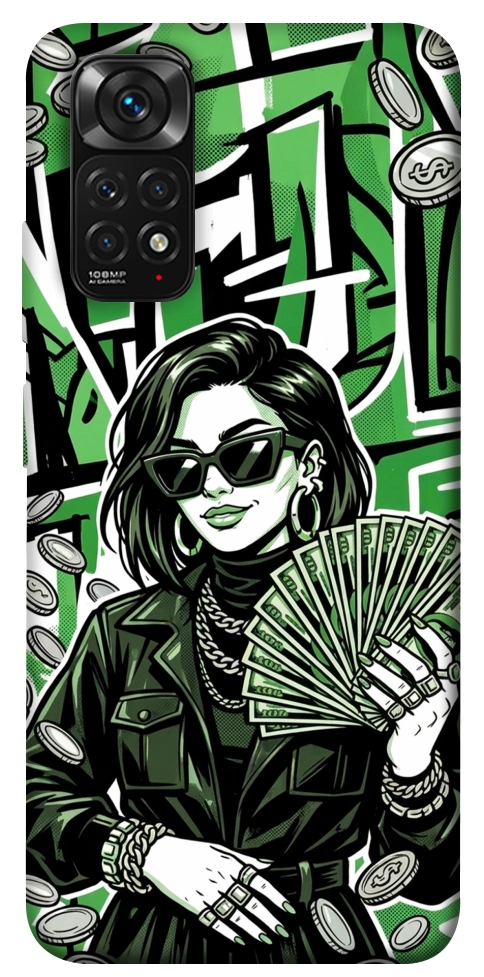 Чехол Money woman green для Xiaomi Redmi Note 11 (Global)