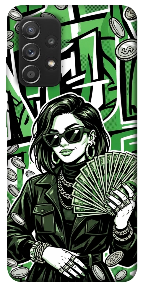 Чехол Money woman green для Galaxy A52s