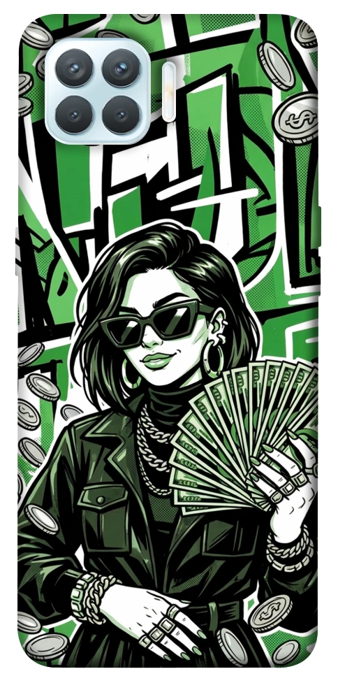 Чехол Money woman green для Oppo F17 Pro