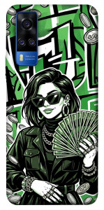 Чехол Money woman green для Vivo Y51a