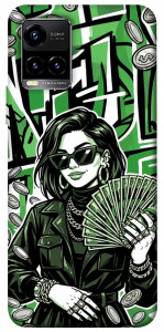 Чохол Money woman green для Vivo Y33s