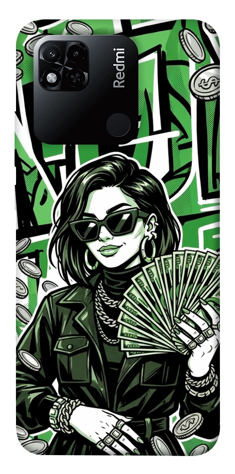 Чехол Money woman green для Xiaomi Redmi 10A