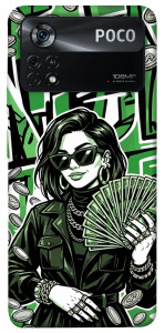 Чехол Money woman green для Xiaomi Poco X4 Pro