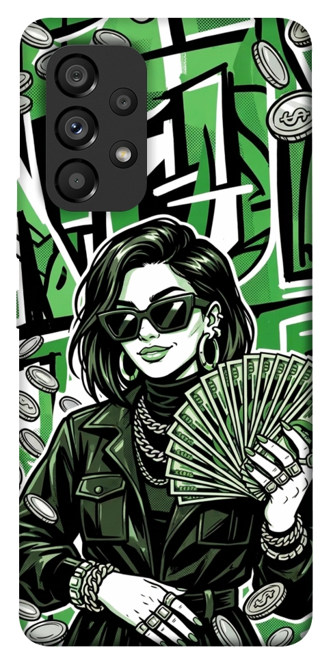 Чохол Money woman green для Galaxy A53