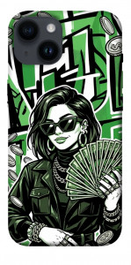 Чехол Money woman green для iPhone 14