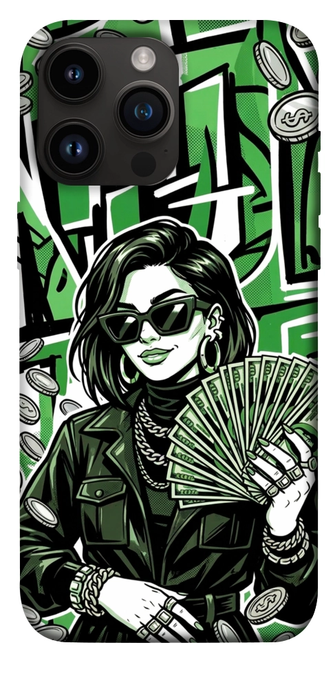 Чехол Money woman green для iPhone 14 Pro Max