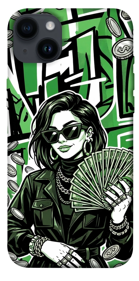 Чехол Money woman green для iPhone 14 Plus