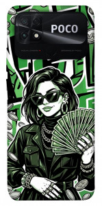 Чохол Money woman green для Xiaomi Poco C40