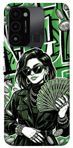 Чохол Money woman green для TECNO Spark Go 2022 (KG5m)
