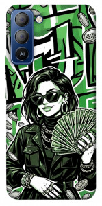 Чехол Money woman green для TECNO Pop 5 Pro
