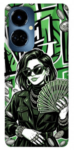 Чехол Money woman green для TECNO Camon 19 (CI6n)