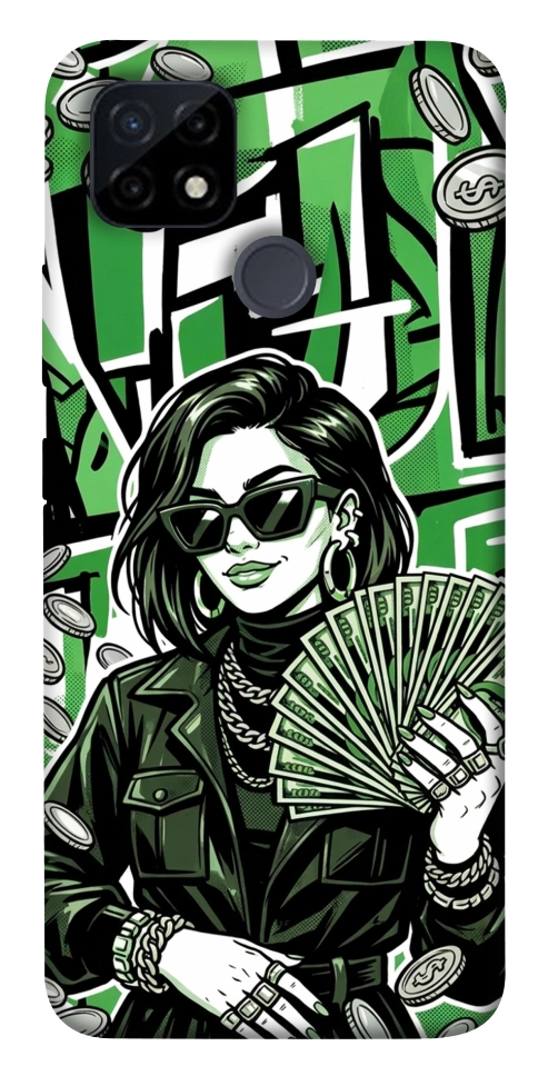Чохол Money woman green для Realme C25Y