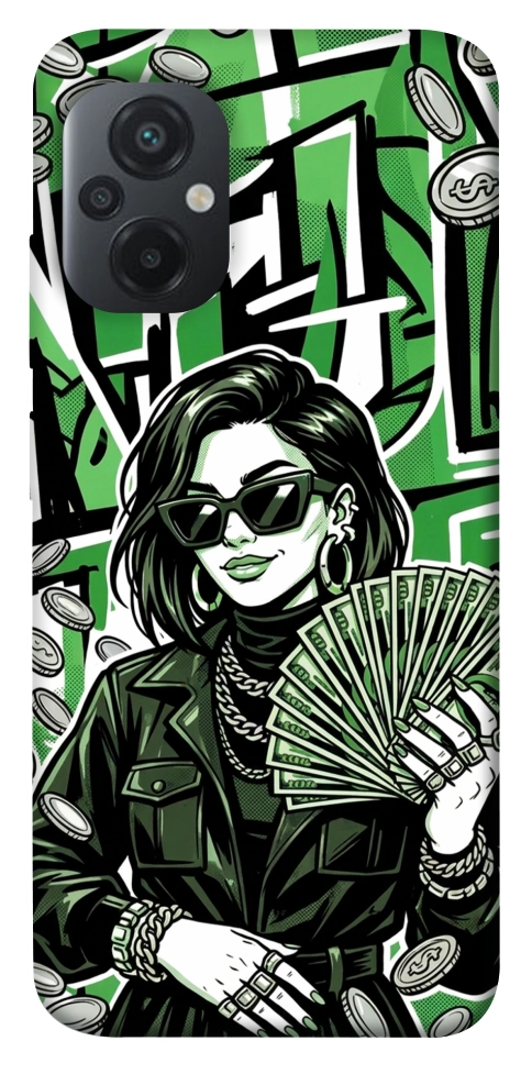 Чехол Money woman green для Xiaomi Poco M5