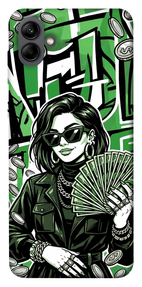 Чехол Money woman green для Galaxy A04