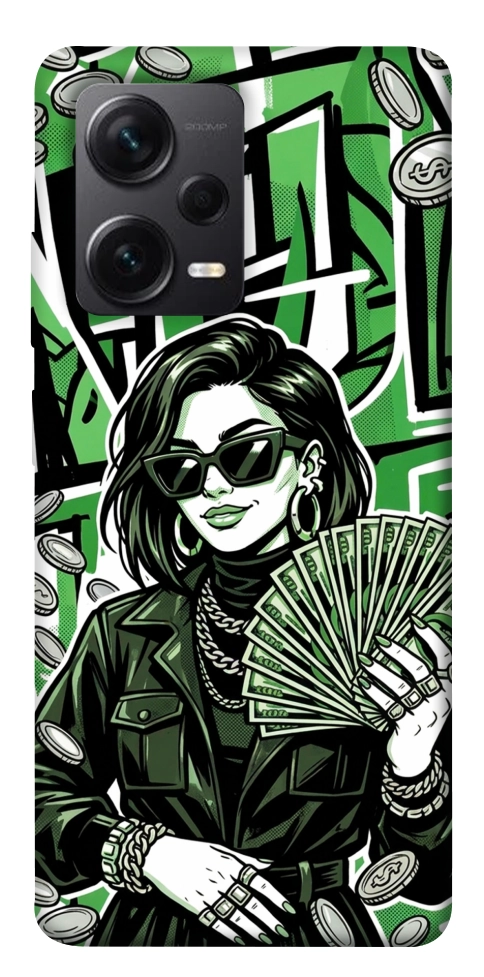 Чехол Money woman green для Xiaomi Redmi Note 12 Pro+