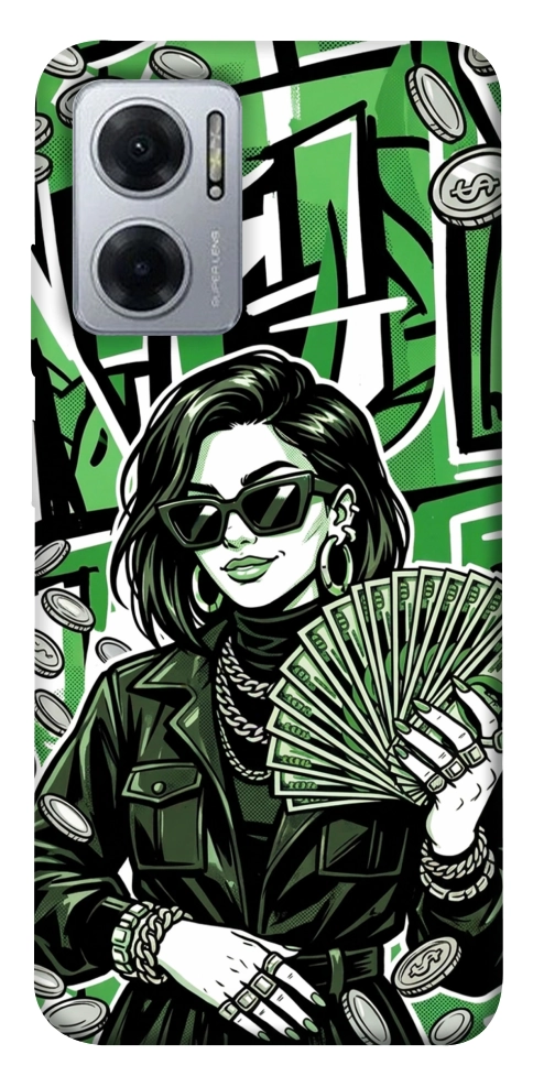 Чохол Money woman green для Xiaomi Redmi Note 11E
