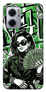 Чохол Money woman green для Xiaomi Redmi Note 11E