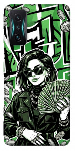 Чехол Money woman green для Xiaomi Redmi K50 Gaming