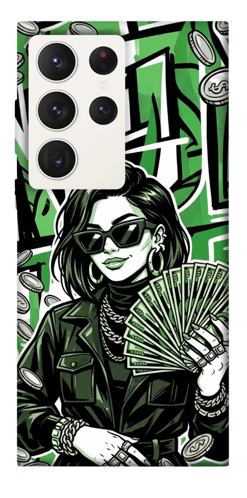 Чохол Money woman green для Galaxy S23 Ultra