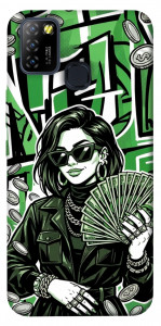 Чехол Money woman green для Infinix Hot 10 Lite