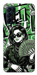Чохол Money woman green для Oppo Reno 5 4G