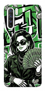 Чохол Money woman green для Oppo Reno 3