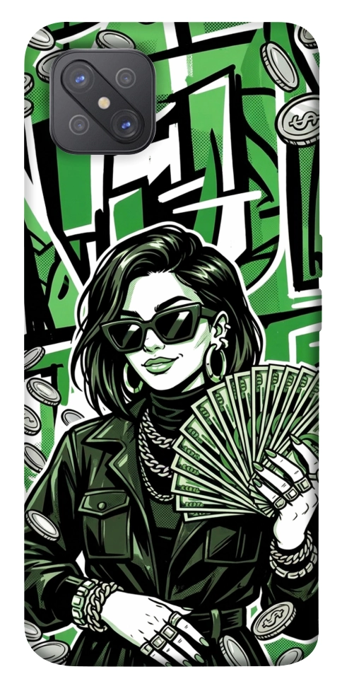 Чехол Money woman green для Oppo A92s