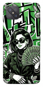 Чехол Money woman green для Oppo A92s