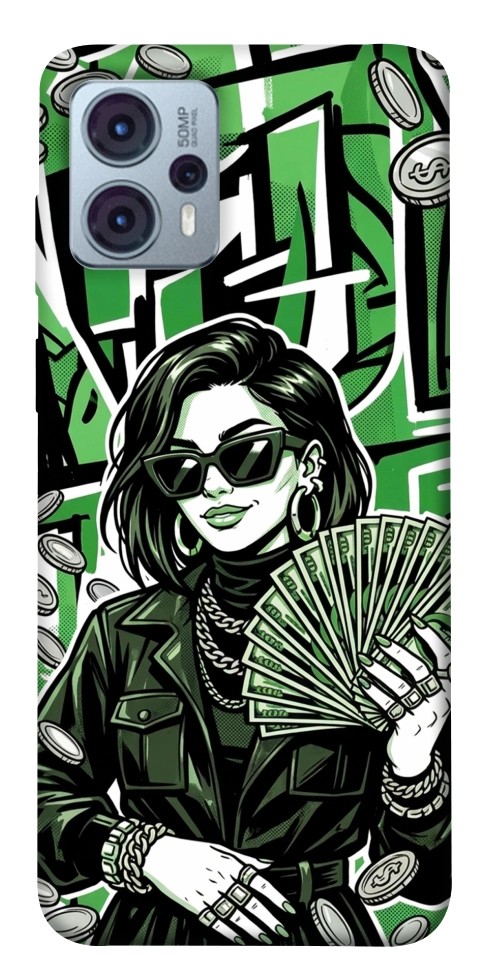 Чохол Money woman green для Motorola Moto G23