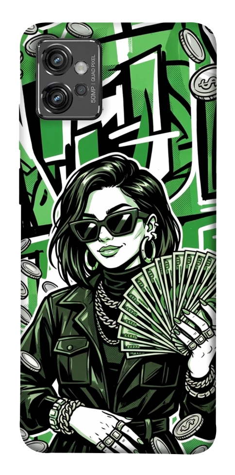Чехол Money woman green для Motorola Moto G32