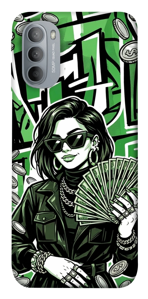 Чохол Money woman green для Motorola Moto G31
