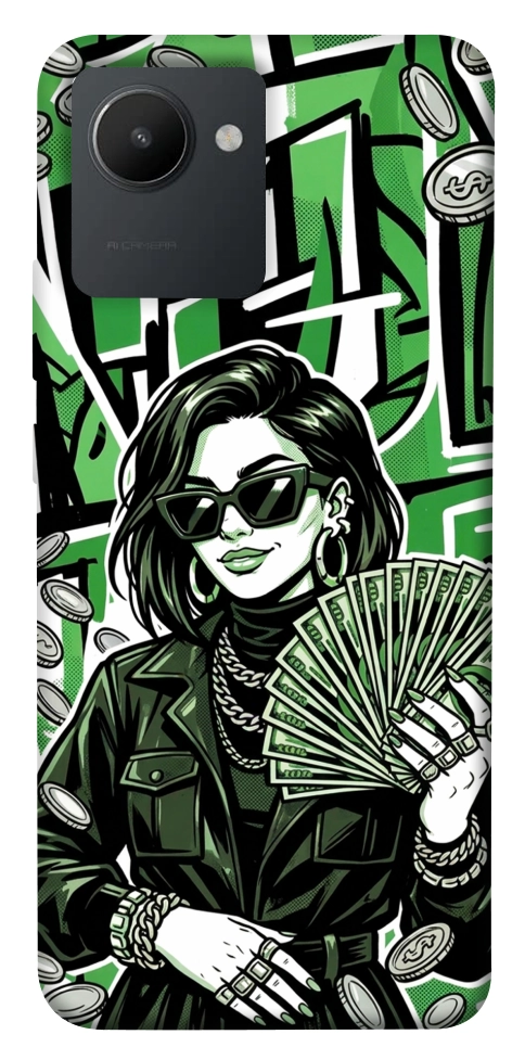 Чехол Money woman green для Realme C30