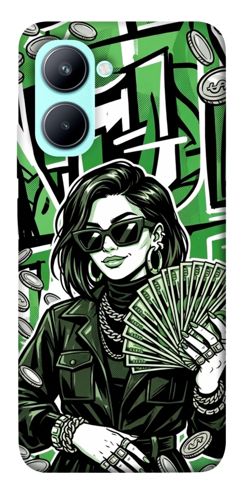 Чехол Money woman green для Realme C33