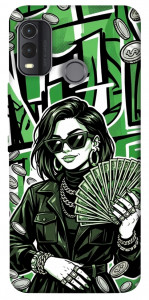 Чехол Money woman green для Nokia G11 Plus