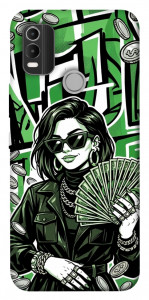 Чохол Money woman green для Nokia C21 Plus